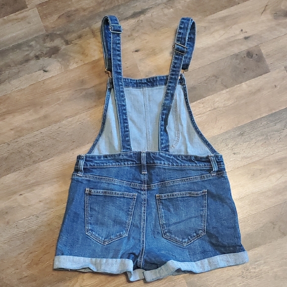 Old Navy Blue Denim Overalls - Picture 5 of 5